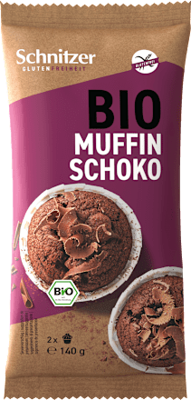 Bio brezglutenski muffin s čokolado Schnitzer
