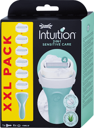 Dámsky holiaci strojček Intuition 2v1 Sensitive Care WILKINSON SWORD