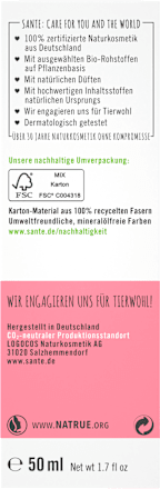 Gesichtscreme Schützende Feuchtigkeit Bio-Inca-Inchi-Öl & Probiotika Santé naturally.
