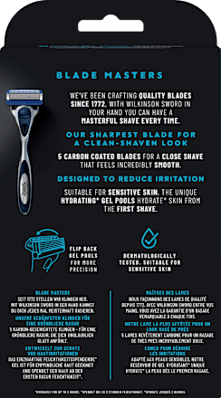 Rasierer Hydro 5 Vorteilspack mit 6 Rasierklingen WILKINSON SWORD
