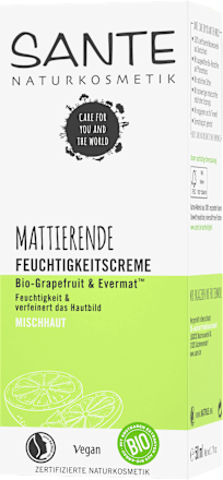 Gesichtscreme Mattierend Bio-Grapefruit & Evermat SANTE NATURKOSMETIK