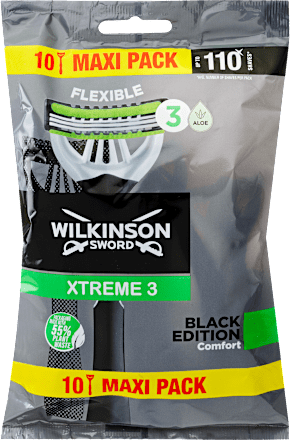 Eldobható borotva Xtreme3 Black edition WILKINSON SWORD