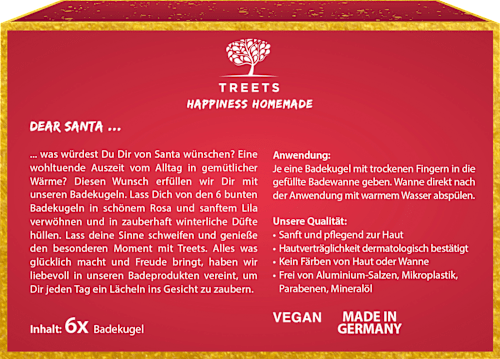 Geschenkset Love Letter To Santa 6tlg Treets Bubble