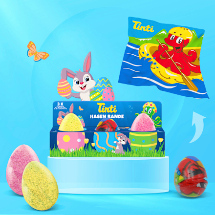 Geschenkset Kinder Badezusatz Hasenbande 3tlg Tinti