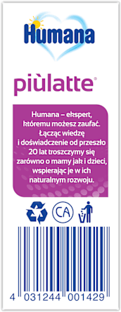 Suplement diety dla kobiet karmiących piersią Piùlatte Humana