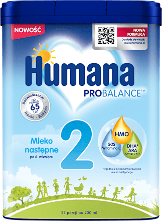 Mleko następne 2 Humana