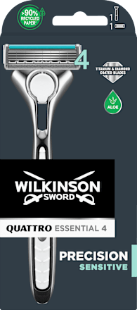 Rasoio Quattro Essential 4 Precision Sensitive WILKINSON SWORD