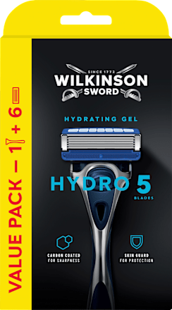 Rasierer Hydro 5 Vorteilspack mit 6 Rasierklingen WILKINSON SWORD
