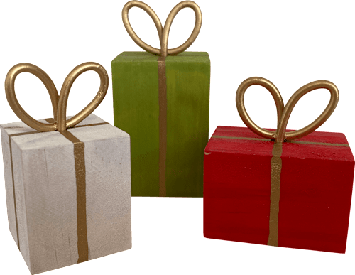 Holzgeschenke, rot/grün Dekorieren & Einrichten