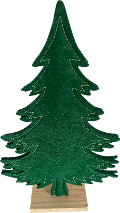 Filzaufsteller, Baum, grün Dekorieren & Einrichten