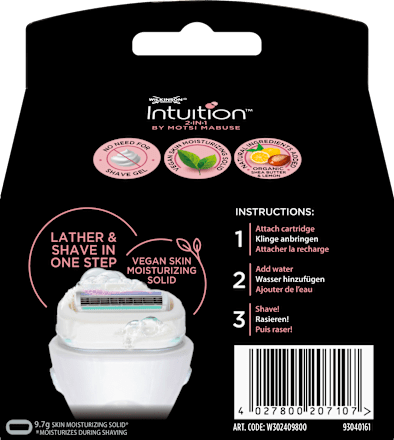 Rasierklingen, Intuition 2in1 by Motsi Mabuse WILKINSON SWORD