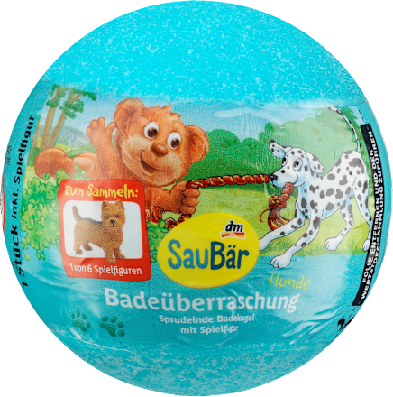 Kinder Badezusatz Badeüberraschung Hunde SauBär