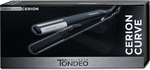 Cerion Curve Glätteisen Schwarz TONDEO