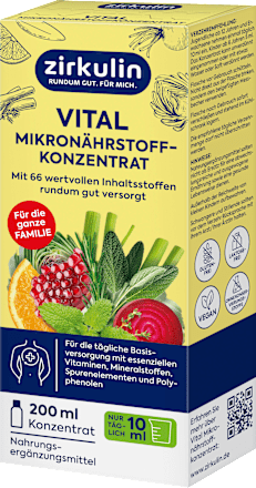 Vital Nährstoffkonzentrat Zirkulin