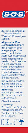 Sodbrennen-Blocker Dual Kautabletten SOS