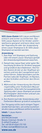 Läuse-Kamm SOS