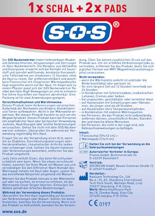 Nackenwärmer + Schal SOS