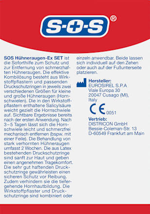 Hühneraugen-Ex Set SOS
