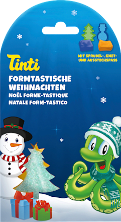 Geschenkset Kinder Badezusatz Formtastische Weihnachten 4tlg Tinti