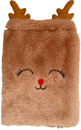 Fellsäckchen, Geweih + Gesicht, braun Dekorieren & Einrichten