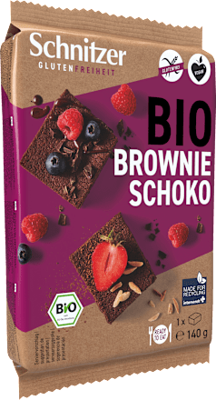 Bio brezglutenski čokoladni brownie Schnitzer