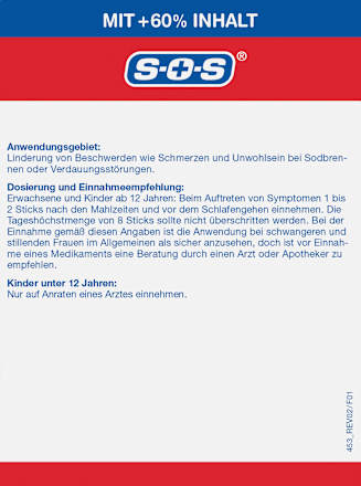 SOS Sodbrennen Blocker Forte 24 St SOS