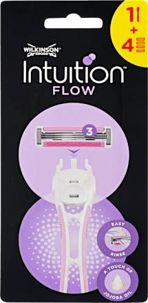 Női eldobható borotva Intuition Flow, 4 betéttel WILKINSON SWORD