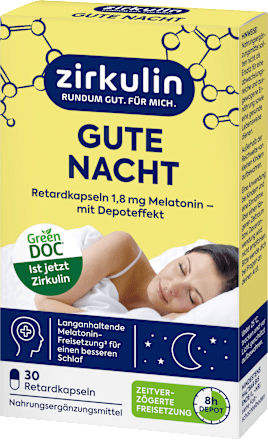 Gute Nacht Melatonin Retardkapseln 30 St Zirkulin