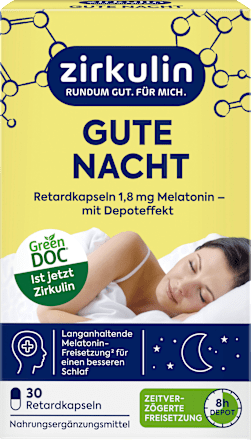 Gute Nacht Melatonin Retardkapseln 30 St Zirkulin
