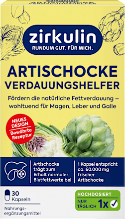 Verdauungshelfer Artischocke hochdosiert Kapseln Zirkulin