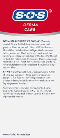 Pflegecreme Anti-Juckreiz Akut SOS