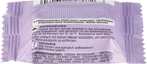 Musujące tabletki do kąpieli Balea