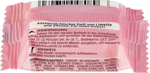 Musujące tabletki do kąpieli Balea