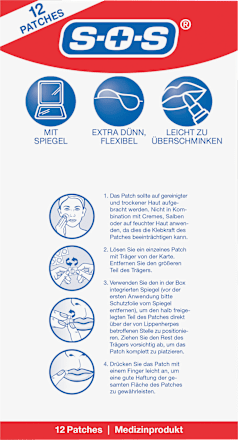 Lippenherpes Patch SOS