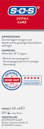 Gesichtscreme Anti-Pickel SOS