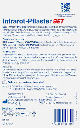 Infrarot-Pflaster-Set SOS