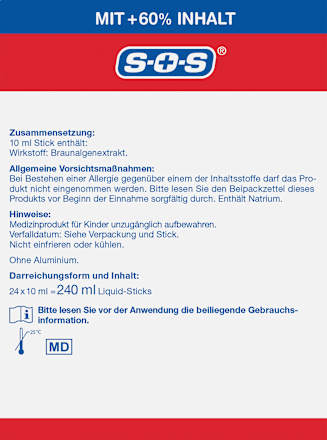 SOS Sodbrennen Blocker Forte 24 St SOS