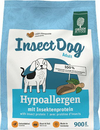 Trockenfutter Hund Hypoallergen mit Insektenprotein, Insect Dog, Adult Green Petfood