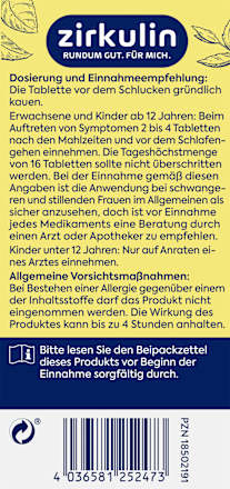 Magen Kautabletten Zirkulin