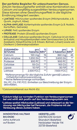 Verdauungshelfer Tabletten 45 St Zirkulin