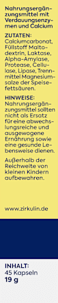 Verdauungshelfer Tabletten 45 St Zirkulin
