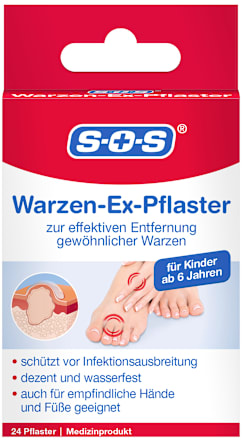 Warzenentferner Ex-Pflaster SOS