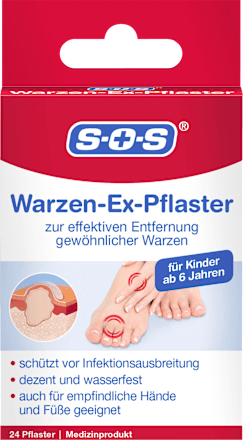 Warzenentferner Ex-Pflaster SOS