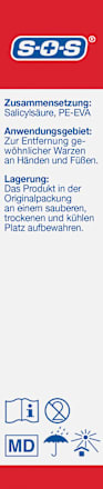 Warzenentferner Ex-Pflaster SOS