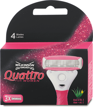 Nadomestne britvice Quattro WILKINSON SWORD