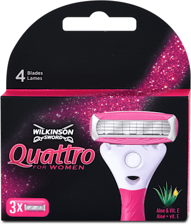 Nadomestne britvice Quattro WILKINSON SWORD