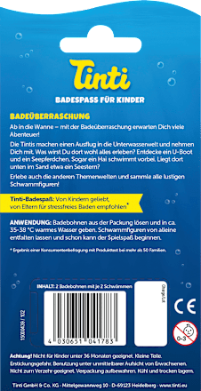 Kinder Badezusatz Badeüberraschung Tinti