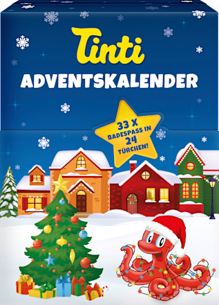 Adventskalender Kinder Badezusätze 2024 Tinti