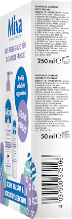 Geschenkset Ostern Panthenol Bodybalsam + Pflegecreme  Mixa