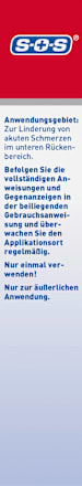 Wärme-Pflaster Intense SOS